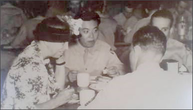 Karl Ting's father Tom Ting with Eleanor Roosevelt